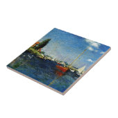 Argentijnse kunst schilderij van Claude Monet Tegeltje (Zijkant)