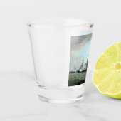 Argentijnse marineschepen 1874 shot glas (Links)