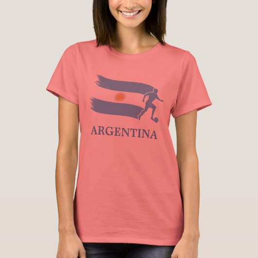 Argentijnse Marokkaanse vlag T-shirt (Voorkant)