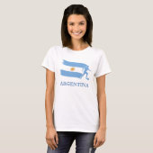 Argentijnse Marokkaanse vlag T-shirt (Voorkant volledig)