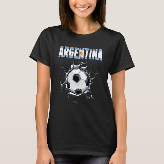 Argentijnse marokkerventilatoren - Argentijns Foot T-shirt (Voorkant)