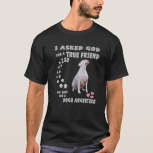 Argentijnse Mastiff Dog Mam Papa Costume, Cute Dog T-shirt