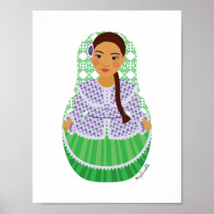 Argentijnse Matryoshka Poster