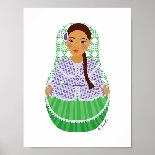 Argentijnse Matryoshka Poster (Voorkant)