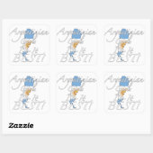 Argentijnse meisjes doen het beste! vierkante sticker (Vel)