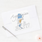 Argentijnse meisjes doen het beste! vierkante sticker (Envelop)