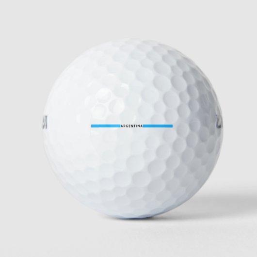 Argentijnse minimalistische vlag golfballen (Voorkant)