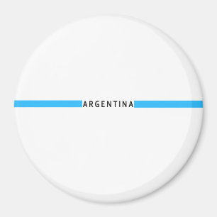 Argentijnse minimalistische vlag magneet