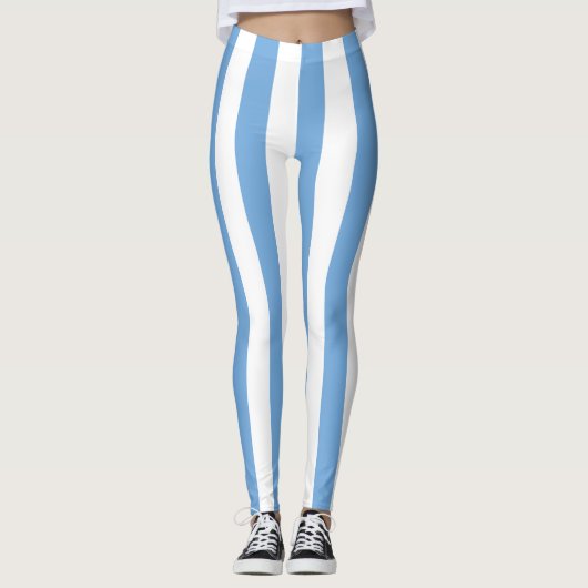 Argentijnse nationale vlag - kleuren - verticaal g leggings (Voorkant)