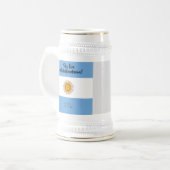 Argentijnse Onafhankelijkheidsdag vlag Bierpul (Voorkant links)