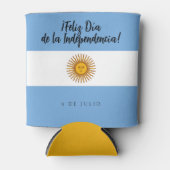 Argentijnse Onafhankelijkheidsdag vlag Blikjeskoeler (Voorkant)