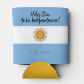 Argentijnse Onafhankelijkheidsdag vlag Blikjeskoeler (Achterkant)