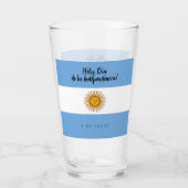 Argentijnse Onafhankelijkheidsdag vlag Glas (Voorkant)