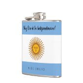 Argentijnse Onafhankelijkheidsdag vlag Heupfles (Links)