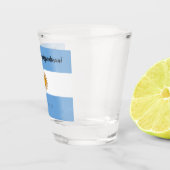 Argentijnse Onafhankelijkheidsdag vlag Shot Glas (Rechts)