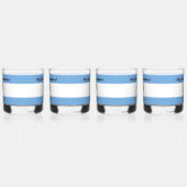 Argentijnse Onafhankelijkheidsdag vlag Whisky Glas (Links)