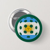 argentijnse pickleball ronde button 5,7 cm (Voorkant /achterkant)