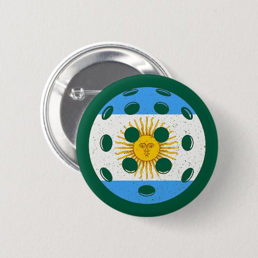 argentijnse pickleball ronde button 5,7 cm (Voorkant /achterkant)