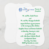 Argentijnse Roos Vlag Persoonlijke Trouwdag Kaart (Voorkant / Achterkant)