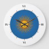 Argentijnse sol de mayo grote klok (Voorkant)