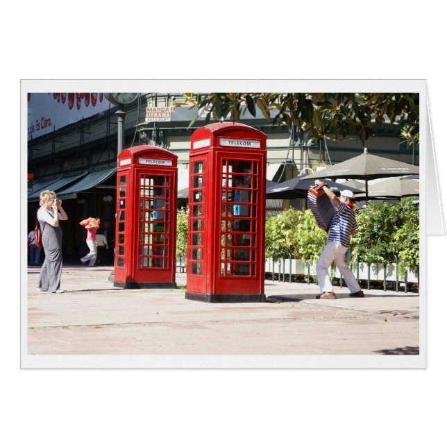 Argentijnse straatperformer (Voorkant Horizontaal)