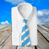 Argentijnse Stropdassen, mode Argentina Flag, bedr Stropdas