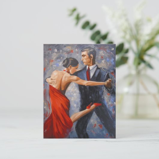 Argentijnse tango briefkaart (Staand voorkant)