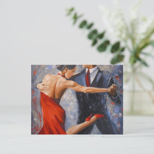 Argentijnse tango briefkaart (Staand voorkant)