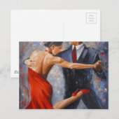 Argentijnse tango briefkaart (Voorkant / Achterkant)