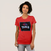 Argentijnse Tango Buenos Aires Fileteado Porteño T-shirt (Voorkant volledig)