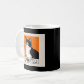 Argentijnse tango cabeco kat met laser ogen koffiemok (Voorkant links)