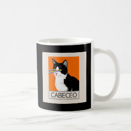 Argentijnse tango cabeco kat met laser ogen koffiemok
