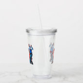 Argentijnse Tango Dans Passie Koppel Kunst Acryl Drinkbeker (Links)
