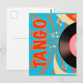 Argentijnse Tango Vinyl Record Briefkaart (Voorkant / Achterkant)