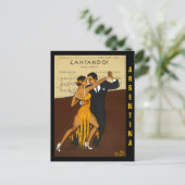 Argentijnse Tango Zuid-Amerika Reizen Briefkaart (Staand voorkant)