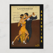 Argentijnse Tango Zuid-Amerika Reizen Briefkaart (Voorkant)