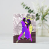 Argentijnse tangodansers briefkaart (Staand voorkant)