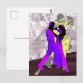 Argentijnse tangodansers briefkaart (Voorkant / Achterkant)