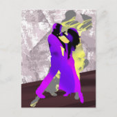 Argentijnse tangodansers briefkaart (Voorkant)