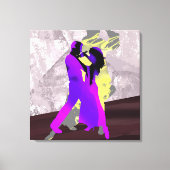 Argentijnse tangodansers canvas afdruk (Voorkant)