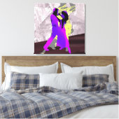 Argentijnse tangodansers canvas afdruk (Insitu (Slaapkamer))