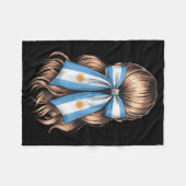 Argentijnse trots Argentijnse vlag  Fleece Deken (Voorkant (Horizontaal))