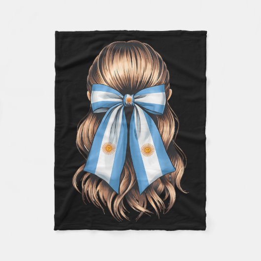 Argentijnse trots Argentijnse vlag  Fleece Deken (Voorkant)