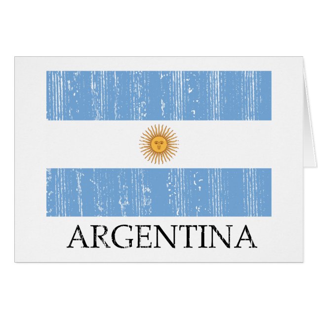  Argentijnse vlag (Voorkant Horizontaal)