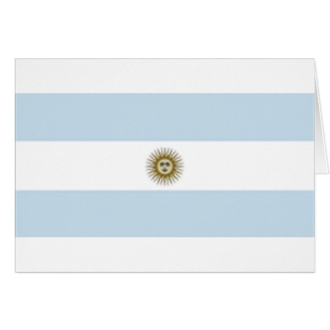 Argentijnse vlag (Voorkant Horizontaal)
