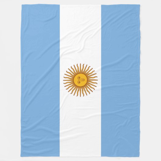 Argentijnse vlag Argentijnse Football Fleece (Voorkant)