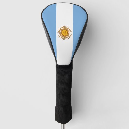 Argentijnse vlag Argentijnse patriottische vlag Golfheadcover (Voorkant)