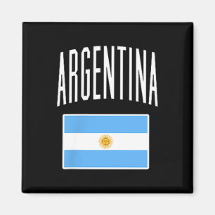 Argentijnse Vlag Argentijnse Voetbal Fan Mannen W Magneet