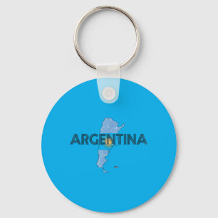 Argentijnse Vlag Argentinië Cadeau Hispanic Herita Sleutelhanger