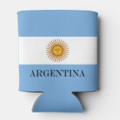 Argentijnse vlag Bandera De Argentina Blikjeskoeler (Achterkant)